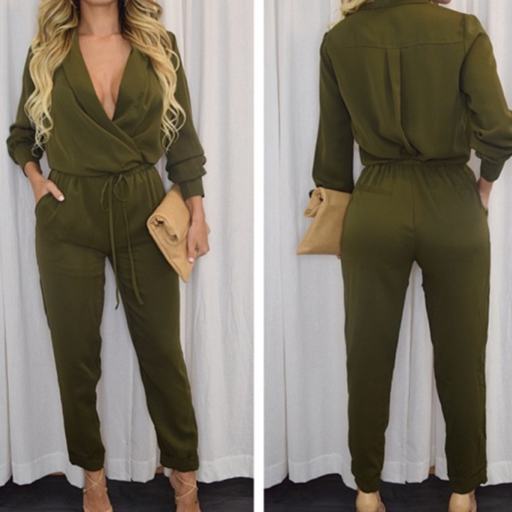 V Neck Romper